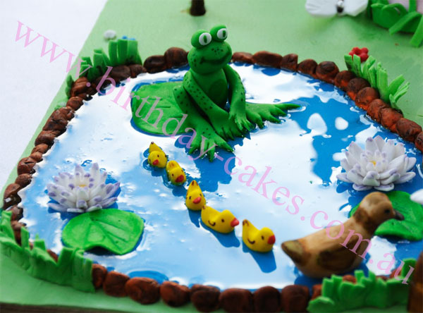 frog ducks cake decorations